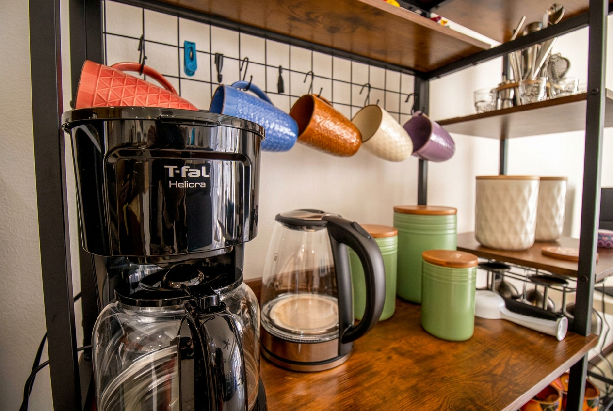 Coffee, tea and drink bar at Avalon del Sol