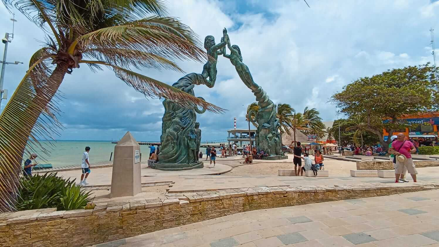 Playa del Carmen Beach at Sunset